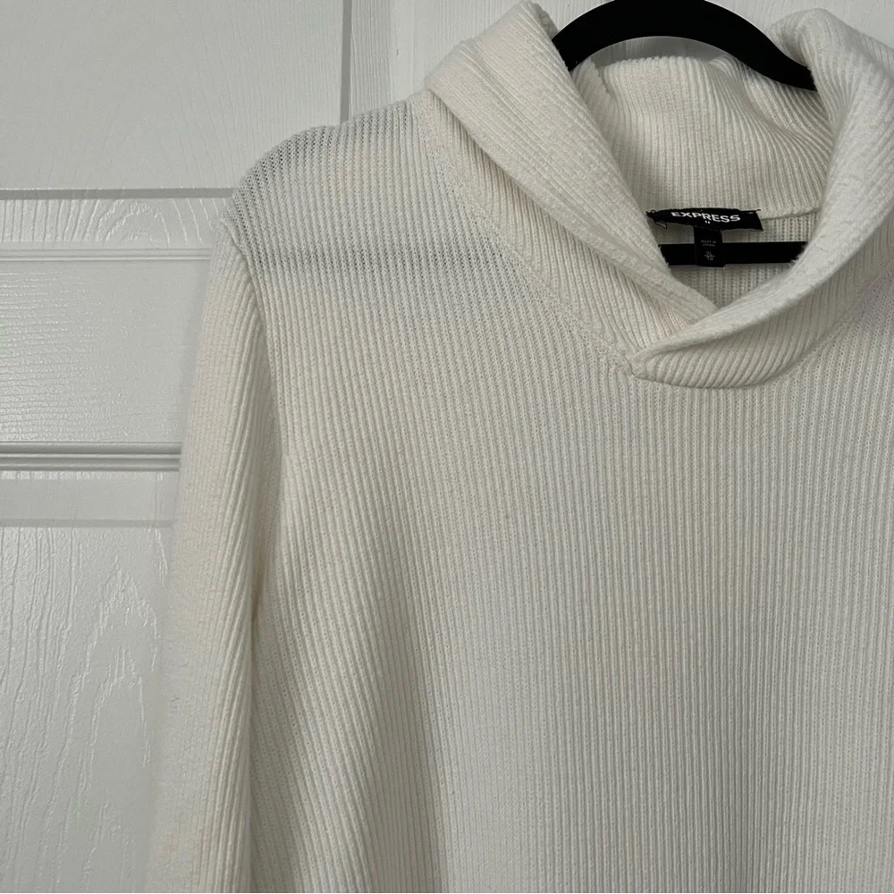 Express white Turtleneck Sweater